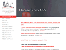 Tablet Screenshot of chischoolgps.com